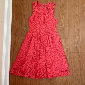 Tracy Reese pink lace dress